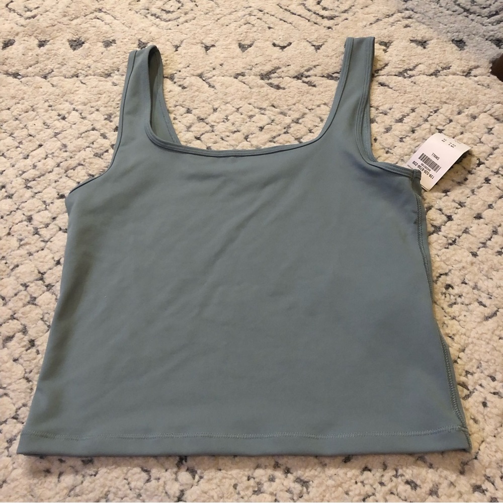 Abercrombie & Fitch Seamless Square Neck Crop Tank